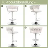 FCH 2er Set Barhocker Barstuhl 360° Drehstuhl Produktbild-Vorschau 11