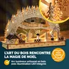MONZANA Arc Lumineux de Noël "Village d'hiver" LED Blanc Voir les images du produit 2