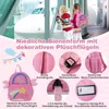 COSTWAY 2 pezzi valigia per bambini + zaino, trolley per Anteprima dell’immagine prodotto 7