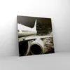 Bild auf Leinwand - Leinwandbild - Flugzeug Straßen Stadt - Produktbild-Vorschau 4