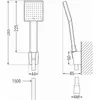 Mexen Cetus R45 Badewannenset, Schwarz - 744303R45-70 Produktbild-Vorschau 4