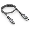 deleyCON 0,30m USB-C auf Micro USB Kabel Ladekabel Produktbild-Vorschau 1