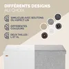 Casaria Banc de rangement blanc 115x38x38cm Coffre de Voir les images du produit 4