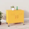 vidaXL Armadio giallo senape 60x35x56 cm acciaio Anteprima dell’immagine prodotto 9