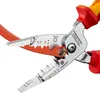 Close-up of electrical pliers stripping a cable. Podgląd zdjęcia produktu