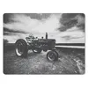 MuchoWow® Mauspad Mousepad Traktor - Schwarz - Weiß - Produktbild-Vorschau 1