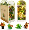 OKWISH 3D Puzzle, DIY Book Nook Kit, Puppenhäuser Miniatur Produktbild-Vorschau 1