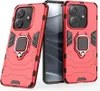 Two red phone cases with a ring holder are displayed next to a phone. Náhled obrázku produktu