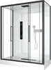 Dusche Komplett MARWELL Duschkabine Fertigdusche White Produktbild-Vorschau 2