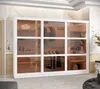 Kleiderschrank KATIE 3 - 250 cm, weiß/silber Produktbild-Vorschau 1