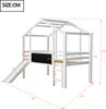 Letto a castello Flieks 90x200cm con scivolo e asse, letto Anteprima dell’immagine prodotto 5