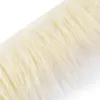 Kunstfell ab 1m x 13 cm Meterware Fellbesatz mit Flor für Tiere und Figuren creme Produktbild-Vorschau