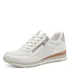 MARCO TOZZI Damen Sneaker Reißverschluss Metallic Optik Produktbild-Vorschau 3