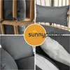 sunnypillow Hängesessel Kissen - Auflage für Rattan & Produktbild-Vorschau 5