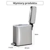 Vidacharmy 10L Kosz na śmieci z pedałem i pokrywą z funkcją Podgląd zdjęcia produktu 2