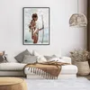 Gerahmtes Poster - Schwarzer Rahmen - Brennen Mann Frau - Produktbild-Vorschau 7