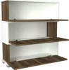 Skye Decor, Napolyon - White, Walnut, Schuhschränke, Weiß, Produktbild-Vorschau 6