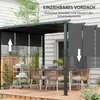 Outsunny Pavillon ca. 3,5 x 3 m Pergola, Produktbild-Vorschau 4