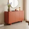 Credenza moderna rettangolare a 3 ante, larga 120 cm, Anteprima dell’immagine prodotto 1