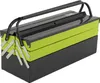 Werkzeugkiste 53x20x21cm 5 Fächer 22 L aus Stahl lackiert Produktbild-Vorschau 1