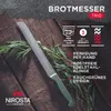 Nirosta Brotmesser mit 20 cm Wellenschliff-Klinge und Produktbild-Vorschau 3