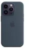 silikonowe etui na iPhone'a 14 Pro z MS - Storm Blue Podgląd zdjęcia produktu 7