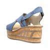 Rieker Damen Sandalen Plateau Keilabsatz 68184, Größe:38 Produktbild-Vorschau 7