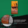 Wanduhr Bürouhr Leinwand Bild Geräuschlos Kunstdruck 30x60 Produktbild-Vorschau 5