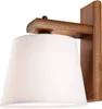 Wandleuchte AIDA NUSSBAUM EICHE E27 L:20cm H:24.5cm dimmbar Produktbild-Vorschau 1
