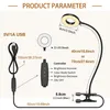 Stolní lampa LED stmívatelná, 3 barvy světla, svěrka USB Náhled obrázku produktu 10