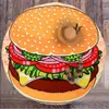 Tutumi Badetuch Hamburger 150Cm Orange Produktbild-Vorschau 3