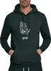 Mister Tee Fleece-Kapuzenjacke - DARK PRAY schwarz - XL Produktbild-Vorschau 1