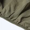 HOMESCAPES Lněné prostěradlo extra vysoké olivově zelené, Náhled obrázku produktu 5