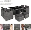 Salon de jardin MANHATTAN 8 places avec 2 sets de housses + Voir les images du produit 3