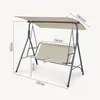 Altalena Hollywood "Satten" a 3 posti con tendalino Anteprima dell’immagine prodotto 3