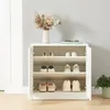 Schuhschrank 'Løten' Schuhregal 63 x 36 x 62 cm mit 2 Türen Produktbild-Vorschau 2