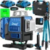 Profesionálny krížový laser 4D 360°, zelený, 16 línií, so Náhľad obrázku produktu 1