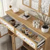 Sideboard mit 4 Türen und 2 Schubladen, mit Geschnitzten Produktbild-Vorschau 5