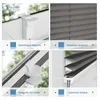 Allesin Plissee ohne Bohren Klemmfix, Anthrazit 45x160cm Produktbild-Vorschau 3