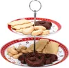 Etagere Weihnachtstraum 2-poziomowa porcelana Podgląd zdjęcia produktu 1