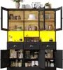 Armadio da cucina Sweiko (140×40×175 cm), mobile alto da Anteprima dell’immagine prodotto 8