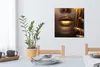 MuchoWow® - Leinwandbilder - Frau - Gold - Lippen, Produktbild-Vorschau 6
