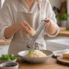 Parmesanreibe Küchenreibe Edelstahl 2in1 Fein & Grob Produktbild-Vorschau 2