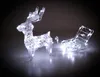 Weihnachtsbeleuchtung Rentier mit Schlitten, transparenter Produktbild-Vorschau 5