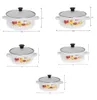 Set di 10 pentole smaltate con coperchi in vetro - Pentole Anteprima dell’immagine prodotto 8