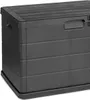 XL Auflagenbox Sitzbank 2 Personen Kunststoff  Anthrazit 340L Produktbild-Vorschau