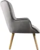 Poltrona in velluto stile scandinavo "Odense" - 73 x 81 x Anteprima dell’immagine prodotto 3