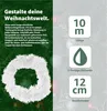 Ghirlanda di abete artificiale 10 metri ghirlanda Anteprima dell’immagine prodotto 4