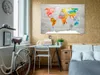 Vliesstoff Korkbild - Multicolored Travels 60x40 cm Karten Produktbild-Vorschau 2