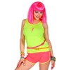 Neonorange Disco Gürtel 80er 90er Neon Produktbild-Vorschau 2